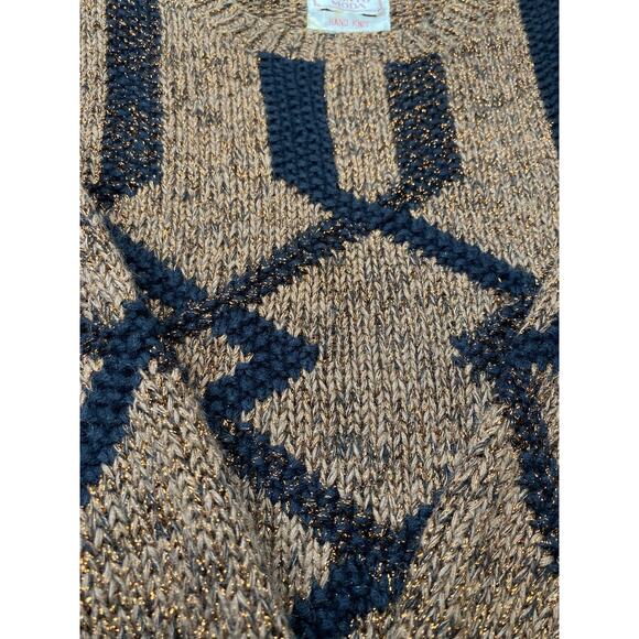 Pronto Moda Sweater Womens Medium Chunky Knit Granny Core Vintage Relaxed Fit - Picture 9 of 11